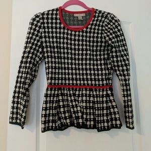 Peplum sweater